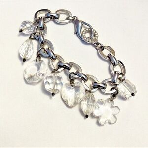 NWOT Swarovski Crystals Charm Bracelet